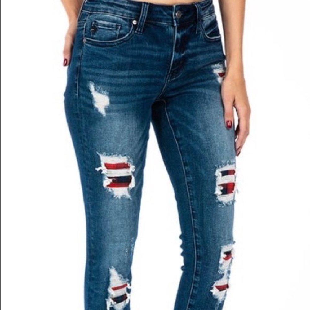 KanCan Buffalo Patch Skinny Jeans